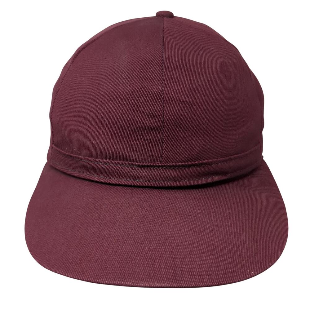 Stevens Fitted Baseball Cap Red Size 7 1/8 Outdoor Blank Vintage